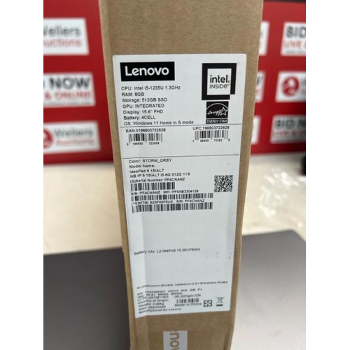 8566 - LENOVO IDEAPAD 5 / INTEL CORE I5 / 8GB RAM / 512GB SSD / 82SF00F5UK / POWERS UP / UNLOCKED / APPEARS... 