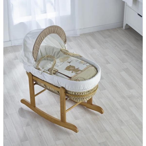 8022 - HARRIET BEE ROCHA MOSES BASKET WITH BEDDING AND STAND  / RRP: £48.01 / C2