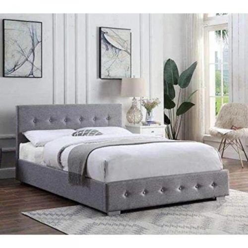 8035 - HYKKON CULLIGAN UPHOLSTERED BED FRAME / SIZE: KINGSIZE (5') / RRP: �199.99 / C2