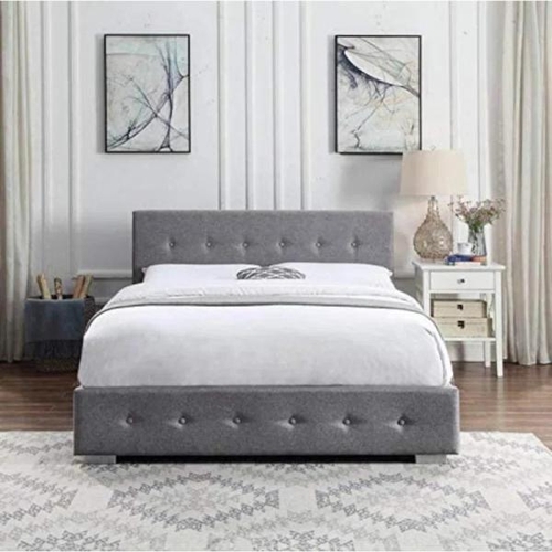 8035 - HYKKON CULLIGAN UPHOLSTERED BED FRAME / SIZE: KINGSIZE (5') / RRP: �199.99 / C2