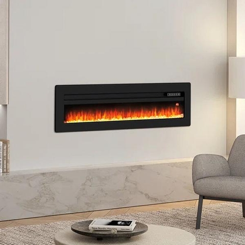 8045 - WADE LOGAN 100 CM ELECTRIC INSET FIRE / SIZE: 32.7CM H X 101.6CM W X 11.9CM D / RRP: �171.99 / C2