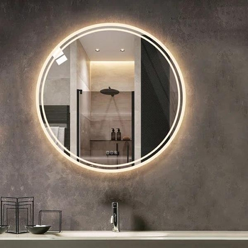 8047 - IVY BRONX ALURA ROUND LIGHTED WALL MOUNTED BATHROOM / VANITY MIRROR  / RRP: �139.99 / C2