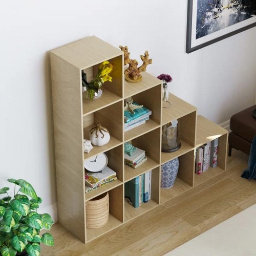 8058 - LASSIC DURHAM BOOKCASE / COLOUR: OAK / RRP: �74.99 / C2