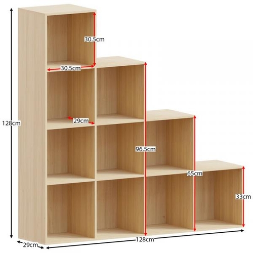 8058 - LASSIC DURHAM BOOKCASE / COLOUR: OAK / RRP: �74.99 / C2