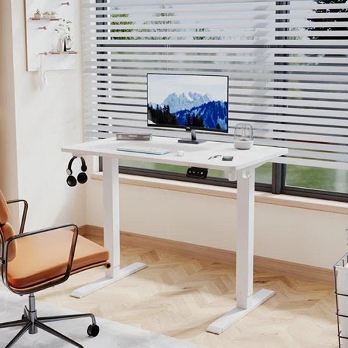 8063 - ZIPCODE DESIGN HIERONYMUS ELECTRIC T-SHAPE HEIGHT ADJUSTABLE STANDING DESK / SIZE: 122 X 100 X 60CM,... 