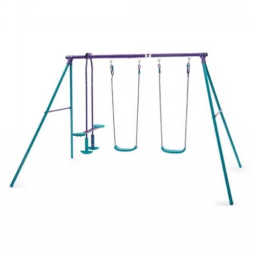 8091 - PLUM DOUBLE SWING SET  / RRP: �84.69 / C2