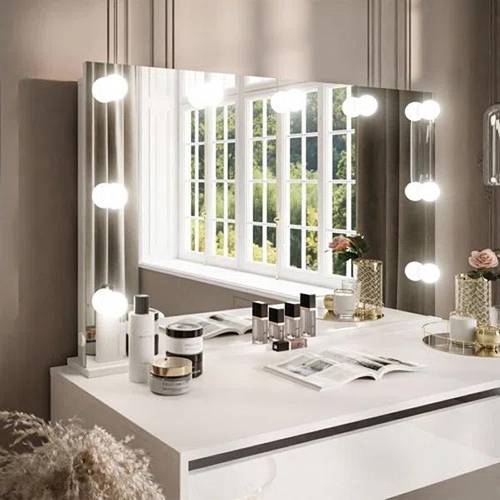 8113 - BRAYDEN STUDIO AMINUL DRESSING TABLE WITH MIRROR  / RRP: �354.99 / GZ