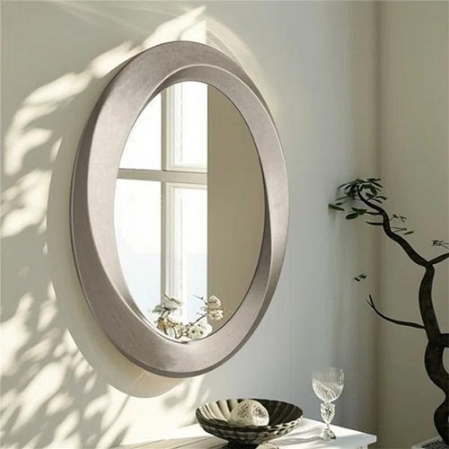 8139 - METRO LANE BRYNNEN MANUFACTURED WOOD OVAL MIRROR  / RRP: �116.99 / GZ