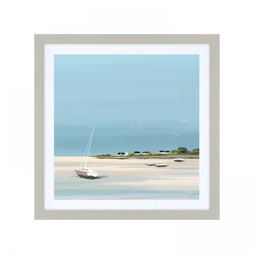 8175 - BREAKWATER BAY COOL WATERS BY ULYANA HAMMOND - SINGLE PICTURE FRAME ART PRINTS  / RRP: £42.99