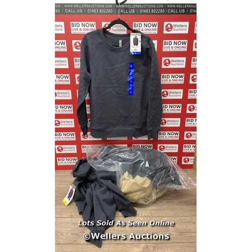 2066 - 8X LADIES NEW MONDETTA FLEECE CREWNECK SWEATSHIRTS / MIXED SIZES / C8