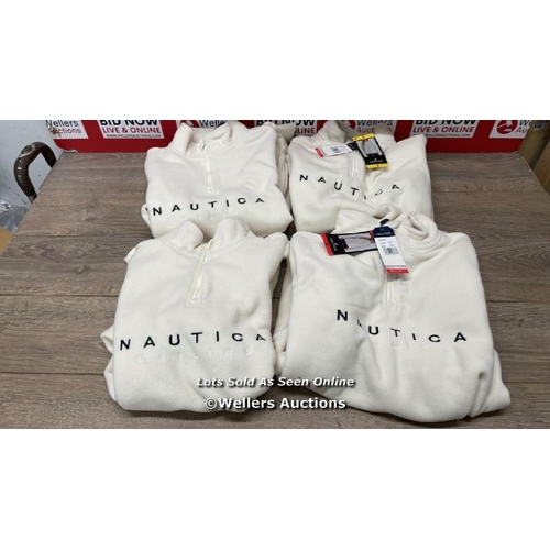 2084 - 5X LADIES NEW NAUTICA 1/4 ZIP FLEECES / MIXED SIZES / C10