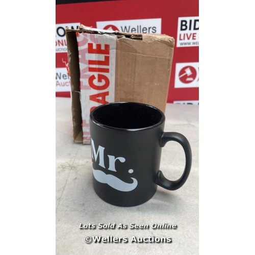 8024 - THE SOUVENIR COLLECTION MR MUG / BLACK / RRP 13 / APPEARS NEW OPEN BOX / G68 - G81