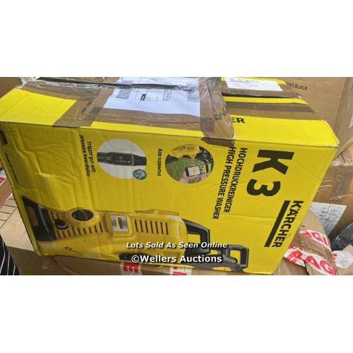 8443 - KARCHER K3 1 676-102 0 / RRP 159.99 / APPEARS NEW OPEN BOX / CON2