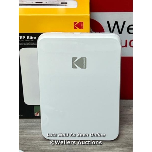 8465 - KODAK STEP SLIM INSTANT MOBILE PHOTO PRINTER - WIRELESSLY PRINT 5,1 X 7,6 CM PHOTOS ON ZINK PAPER WI... 