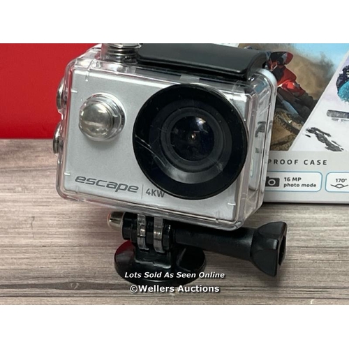 8469 - KITVISION ESCAPE 4K ACTION CAMERA ULTRA-HIGH DEFINITION ACTION CAMERA WITH WI-FI AND MOUNTING ACCESS... 