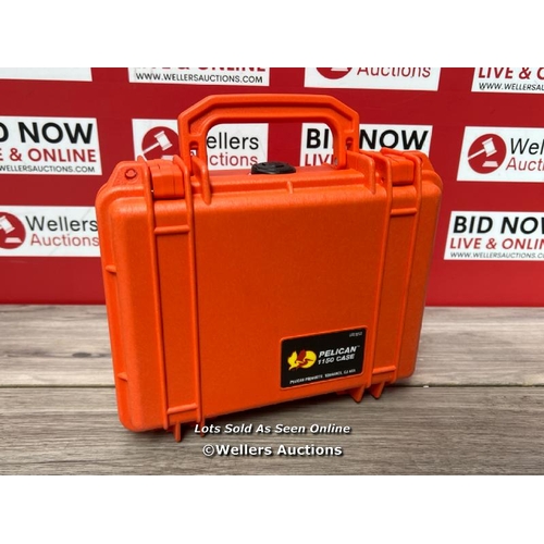 8470 - PELICAN 1150 CAMERA CASE WITH FOAM (ORANGE) / APPEARS NEW / E78 - E84