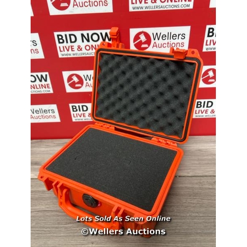 8470 - PELICAN 1150 CAMERA CASE WITH FOAM (ORANGE) / APPEARS NEW / E78 - E84