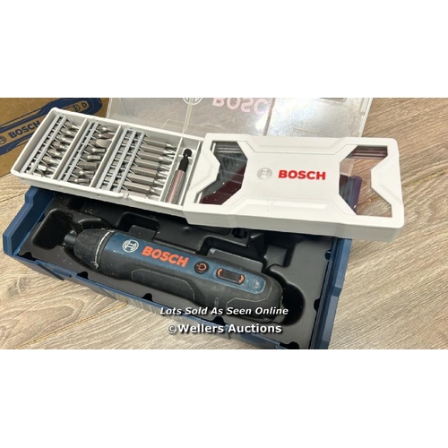 8609 - BOSCH PROFESSIONAL GO CORDLESS SCREWDRIVER / SIGNS OF USE / B10