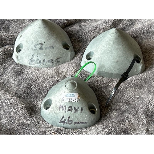 8018 - X3 NEW MAXI PROP ANODES, MIXED SIZES / T14