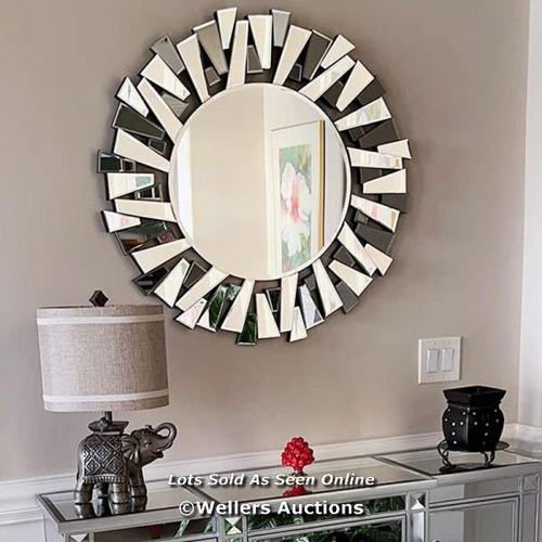 8054 - FAIRMONT PARK ROUND WALL MIRROR DECORATIVE FOR LIVING ROOM,DINNING ROOM / RRP: 156.99 / W2