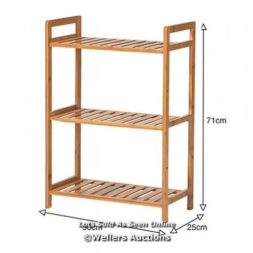 8070 - 17 STORIES AUDRIEL BOOKCASE / SIZE: 71CM H X 50CM W X 25CM D / RRP: 18.99 / W2