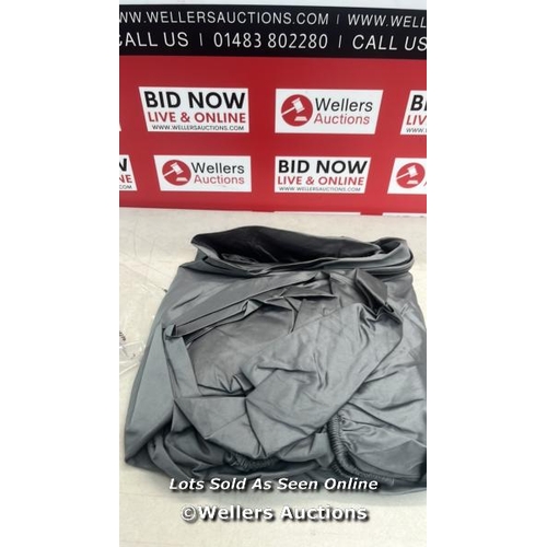 8225 - HOTEL COLLECTION HOTEL 300TC EX SHEET / CHARCOAL / DOUBLE / RRP 25 / APPEARS NEW OPEN BOX / G68 - G8... 