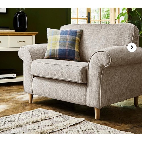 8358 - JULIPA CHILTERN SNUGGLER ARM CHAIR / NATURAL / RRP £599 / APPEARS NEW / UM