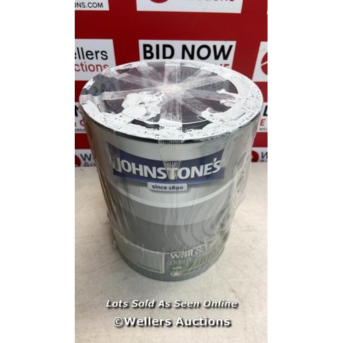 6013 - JOHNSTONE'S - WALL & CEILING PAINT - MANHATTAN GREY - SILK FINISH - EMULSION PAINT - FANTASTIC COVER... 