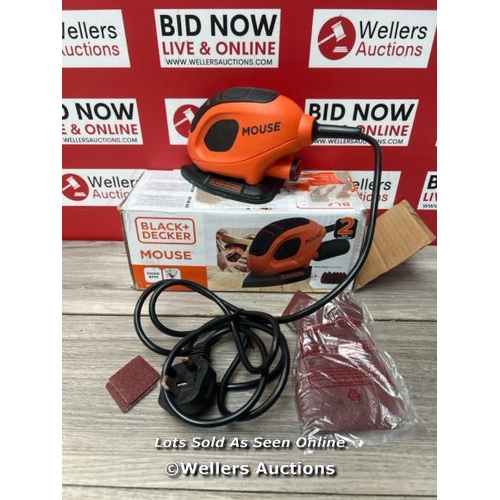 6159 - BLACK+DECKER 55W MOUSE DETAIL SANDER / G9