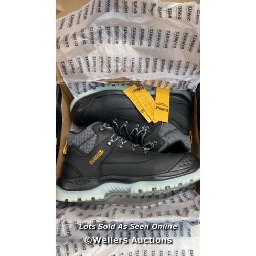 6175 - DEWALT LASER SAFETY BOOTS BLACK 10 UK WIDE / G13