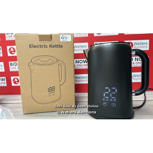 6215 - OMISOON ELECTRIC KETTLE STAINLESS STEEL 1.7L, KETTLES ELECTRIC WITH 4 TEMPERATURE SETTINGS, 1500W RA... 