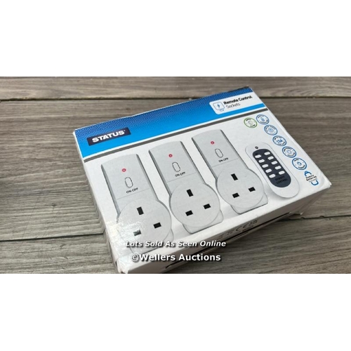 6226 - STATUS REMOTE CONTROL SOCKET | WHITE REMOTE CONTROL PLUG UK | PACK OF 3 | SREMSOC3PK3 / G17