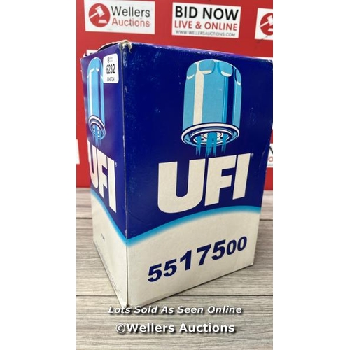 6232 - UFI FILTERS, FUEL FILTER 55.175.00, REPLACEMENT FUEL FILTER, SUITABLE FOR CARS, APPLICABLE TO VARIOU... 