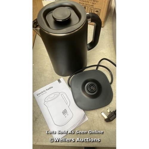 6272 - OMISOON ELECTRIC KETTLE STAINLESS STEEL 1.7L, KETTLES ELECTRIC WITH 4 TEMPERATURE SETTINGS, 1500W RA... 