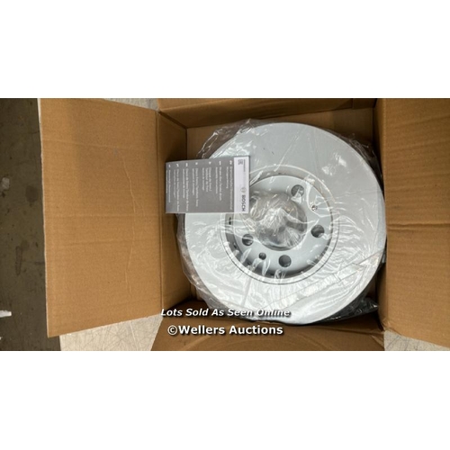 6314 - BOSCH BD753 BRAKE DISCS - FRONT AXLE - ECE-R90 CERTIFIED - 1 SET OF 2 DISCS / G54