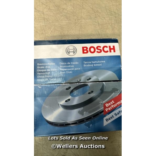 6314 - BOSCH BD753 BRAKE DISCS - FRONT AXLE - ECE-R90 CERTIFIED - 1 SET OF 2 DISCS / G54