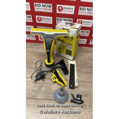 6613 - KARCHER WV6 WINDOW VAC / SEE IMAGES FOR CONTENTS / SIGNS OF USE / E54