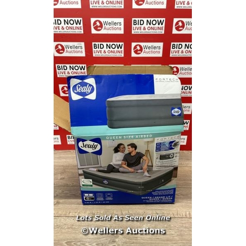 6616 - SEALY FORTECH AIRBED WITH BUILT IN PUMP / SIGNS OF USE / E45