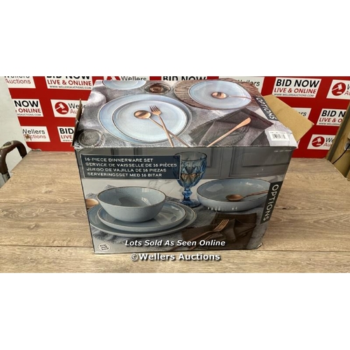 6623 - OVER & BACK STONEWARE DINNERWARE SET / E47