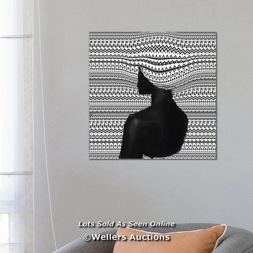 8124 - WORLD MENAGERIE WAX SERIES I BY ADEKUNLE ADELEKE - WRAPPED CANVAS GRAPHIC ART PRINT / SIZE: 66.04CM ... 