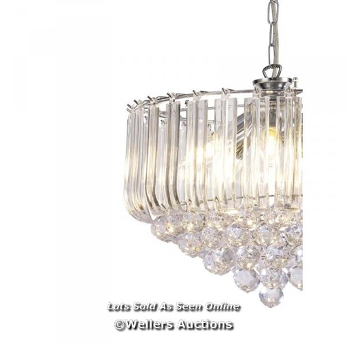 8128 - ROSDORF PARK GILCHRIST 5-LIGHT CRYSTAL CHANDELIER / RRP: 105.99 / W3