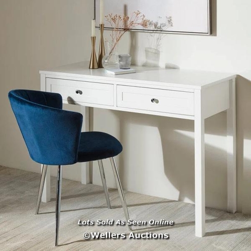 8145 - MARLOW HOME CO. STEVIE DRESSING TABLE / COLOUR: WHITE / RRP: 121.99 / W3