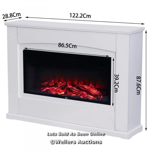 8156 - MARLOW HOME CO. 122CM W ELECTRIC INSERT FIREPLACE / RRP: 261.99 / W3