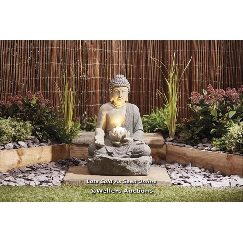 8183 - BLOOMSBURY MARKET GREGOIRE POLYSTONE FOUNTAIN WITH LED LIGHT / RRP: 124.99 / CNT1