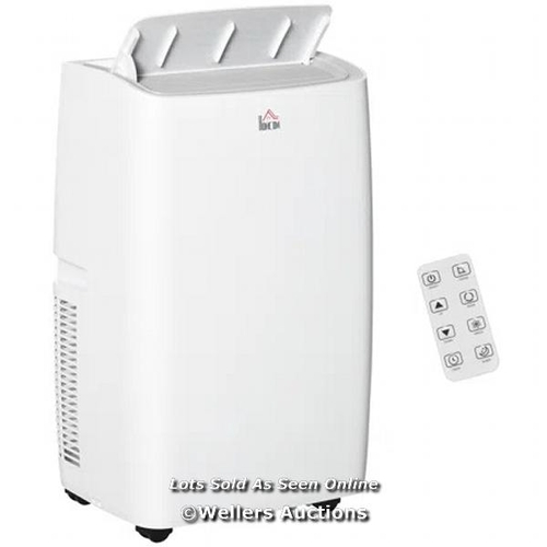 8197 - HOMCOM 12000 BTU PORTABLE AIR CONDITIONER WITH REMOTE / RRP: 219.99 / CNT1