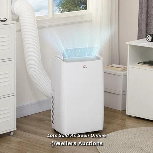 8197 - HOMCOM 12000 BTU PORTABLE AIR CONDITIONER WITH REMOTE / RRP: 219.99 / CNT1