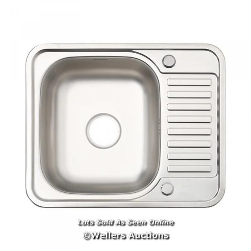 8222 - BELFRY KITCHEN SHAUNTA 58CM X 48CM SINGLE BOWL INSET KITCHEN SINK / RRP: 38.99 / CNT1