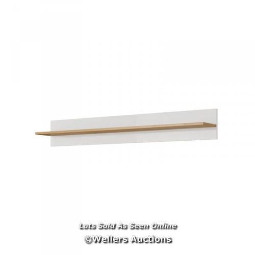 8225 - 17 STORIES ARCO WALL SHELF / FINISH: WHITE GLOSS / RRP: 51.99 / CNT2