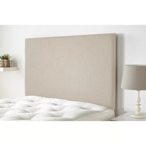 8247 - 17 STORIES BROUGHTON SMALL SINGLE TEDDY BEAR POWDER FABRIC UPHOLSTERED HEADBOARD, SOFT PLUSH FEEL, M... 