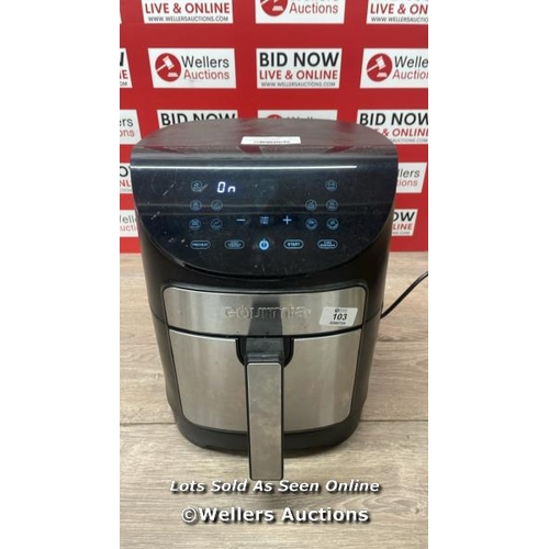 103 - GOURMIA 6.7L DIGITIAL AIR FRYER / POWERS UP / SIGNS OF USE / B20